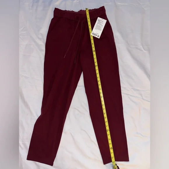 ✨NWT Lululemon Stretch High-Rise Pant 7/8 Length in Red Merlot - Picture 13 of 14